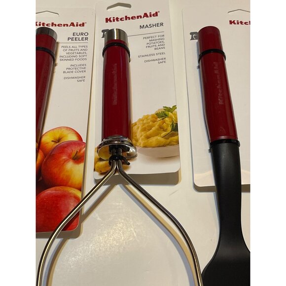KitchenAid‎ Red Utensils 16 Pc KQ359OHERA Kitchen Tools NEW With Tags! - Picture 4 of 6